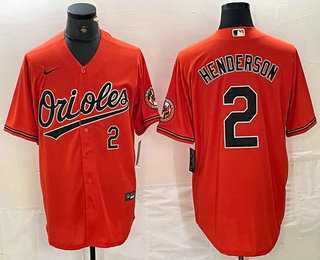 Men's Baltimore Orioles #2 Gunnar Henderson Number Orange Cool Base Stitched Jersey,We sell and wholesale Men's Baltimore Orioles #2 Gunnar Henderson Number Orange Cool Base Stitched Jersey on line form chian!